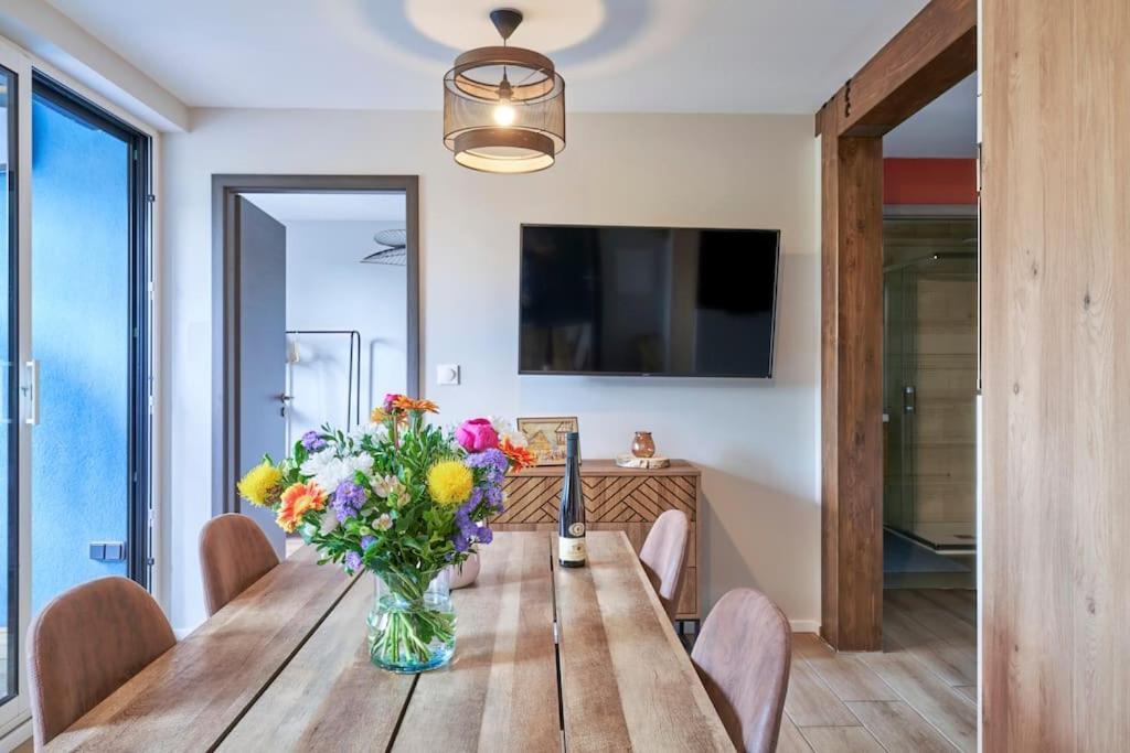 L'Alsacien Centre Ville 2 Chambres Et Terrasse 콜마 외부 사진