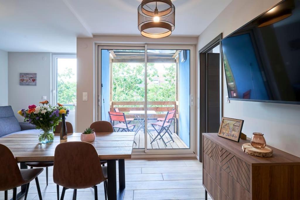 L'Alsacien Centre Ville 2 Chambres Et Terrasse 콜마 외부 사진